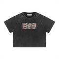 Dangerous Vintage Crop Tee - Black