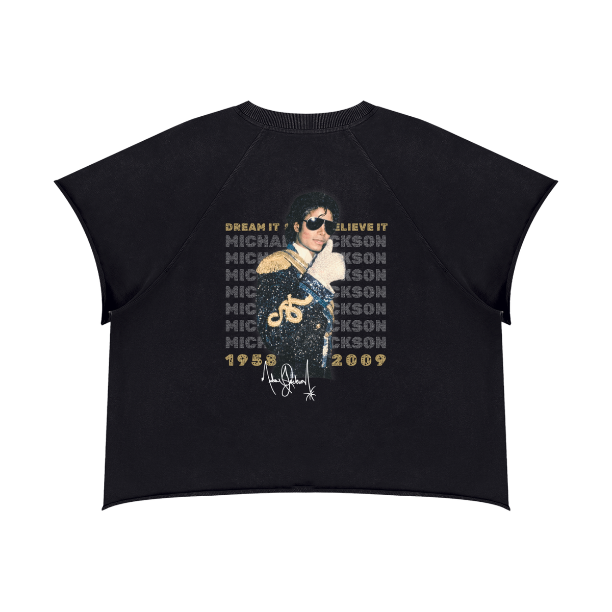 Michael Jackson "Dream It" Vintage Tee - Black