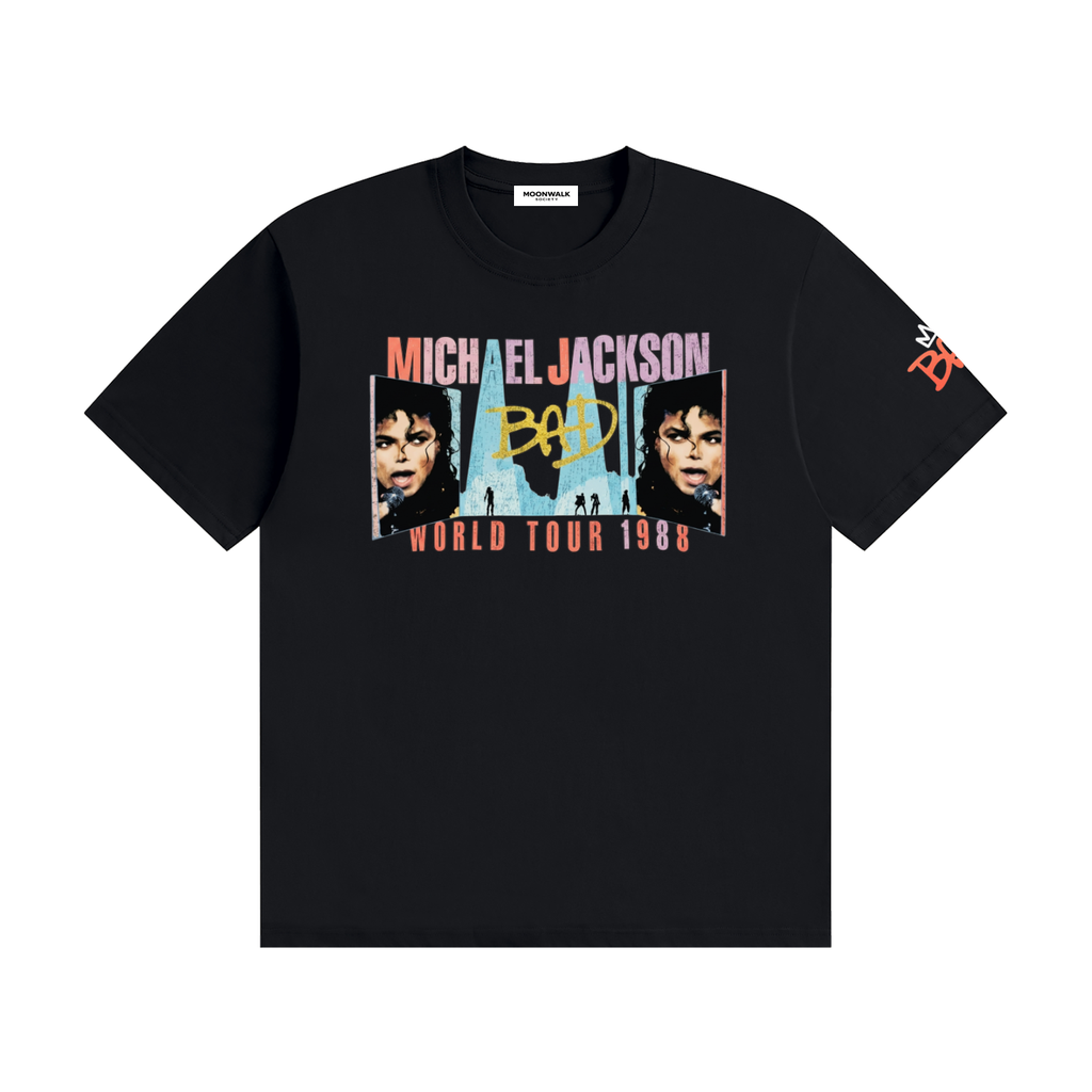 BAD World Tour 1988 - T-Shirt - Black