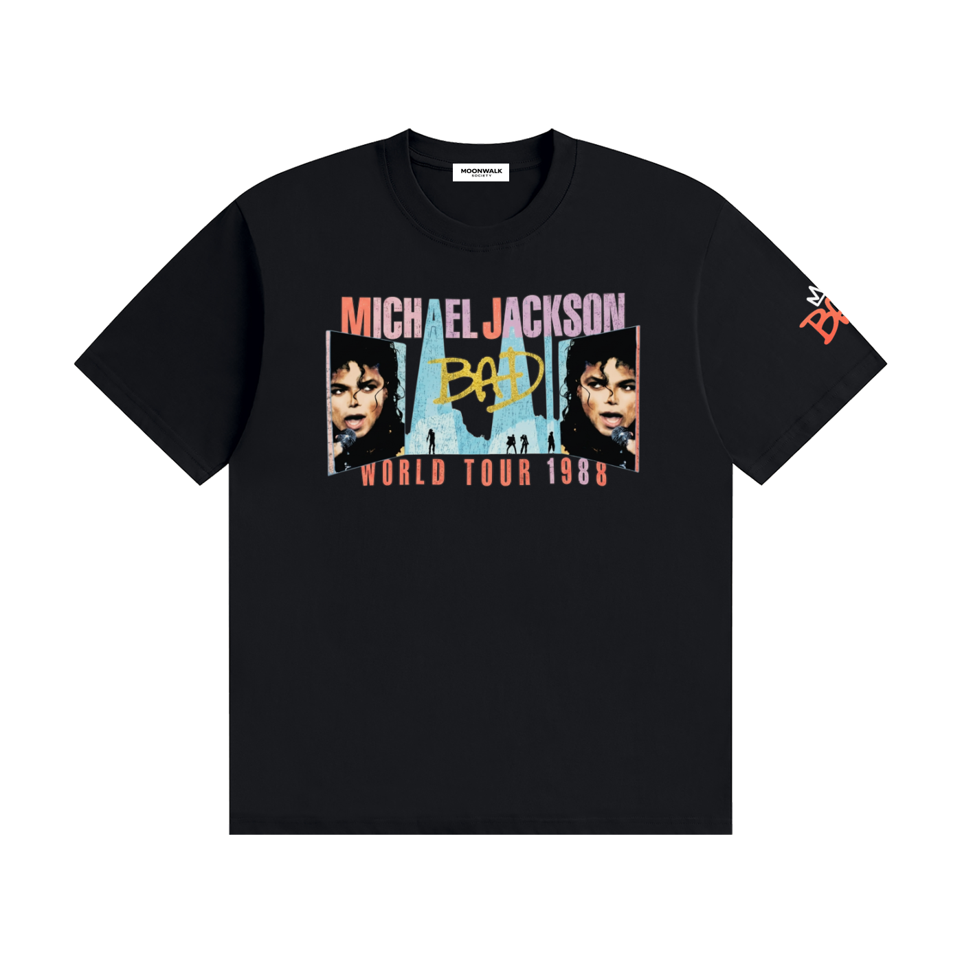 BAD World Tour 1988 - T-Shirt - Black