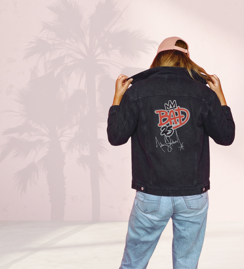 WHO'S BAD? - Vintage Denim Jacket - Black