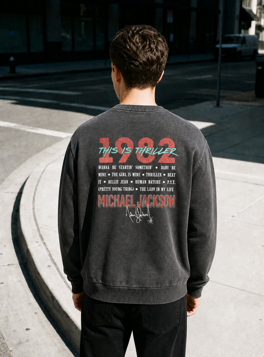 1982 Thriller - Vintage Wash Sweater