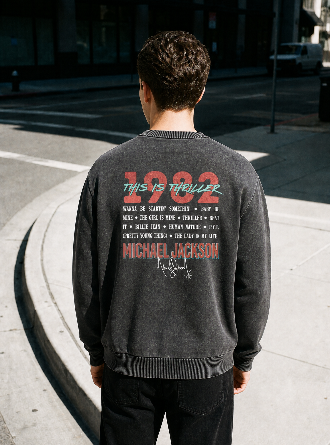 1982 Thriller - Vintage Wash Sweater