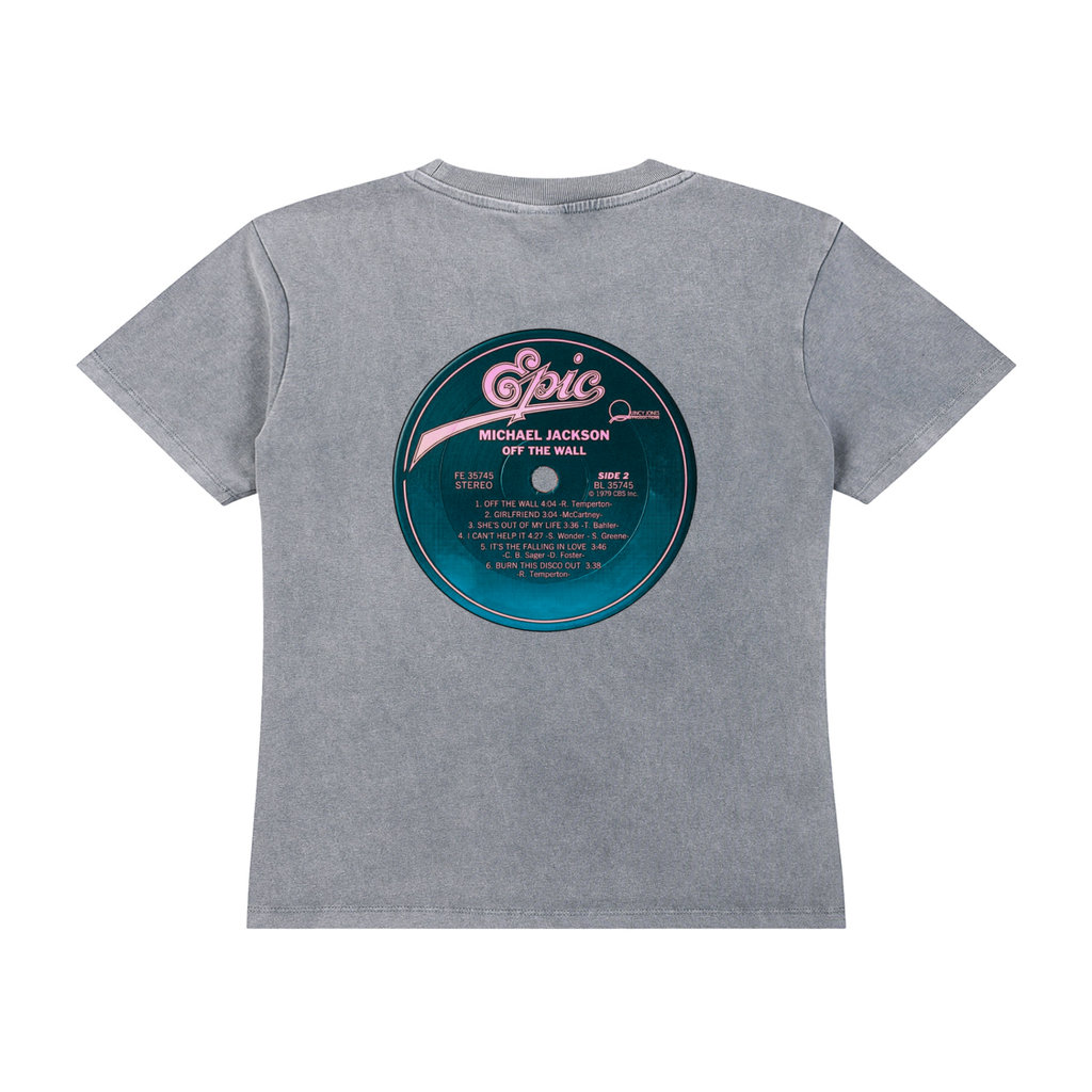 Off The Wall - Vintage Tee - Gray
