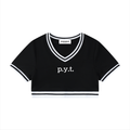 P.Y.T. - Striped Crop Tee