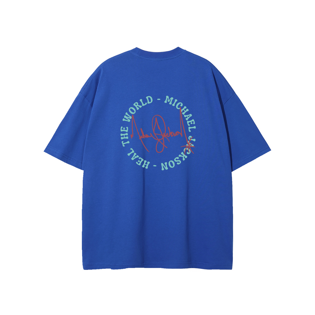 Heal The World - Signature Tee - Royal Blue