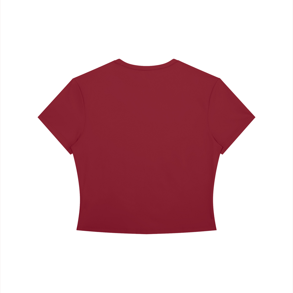 Billie Jean Crop Tee - Red
