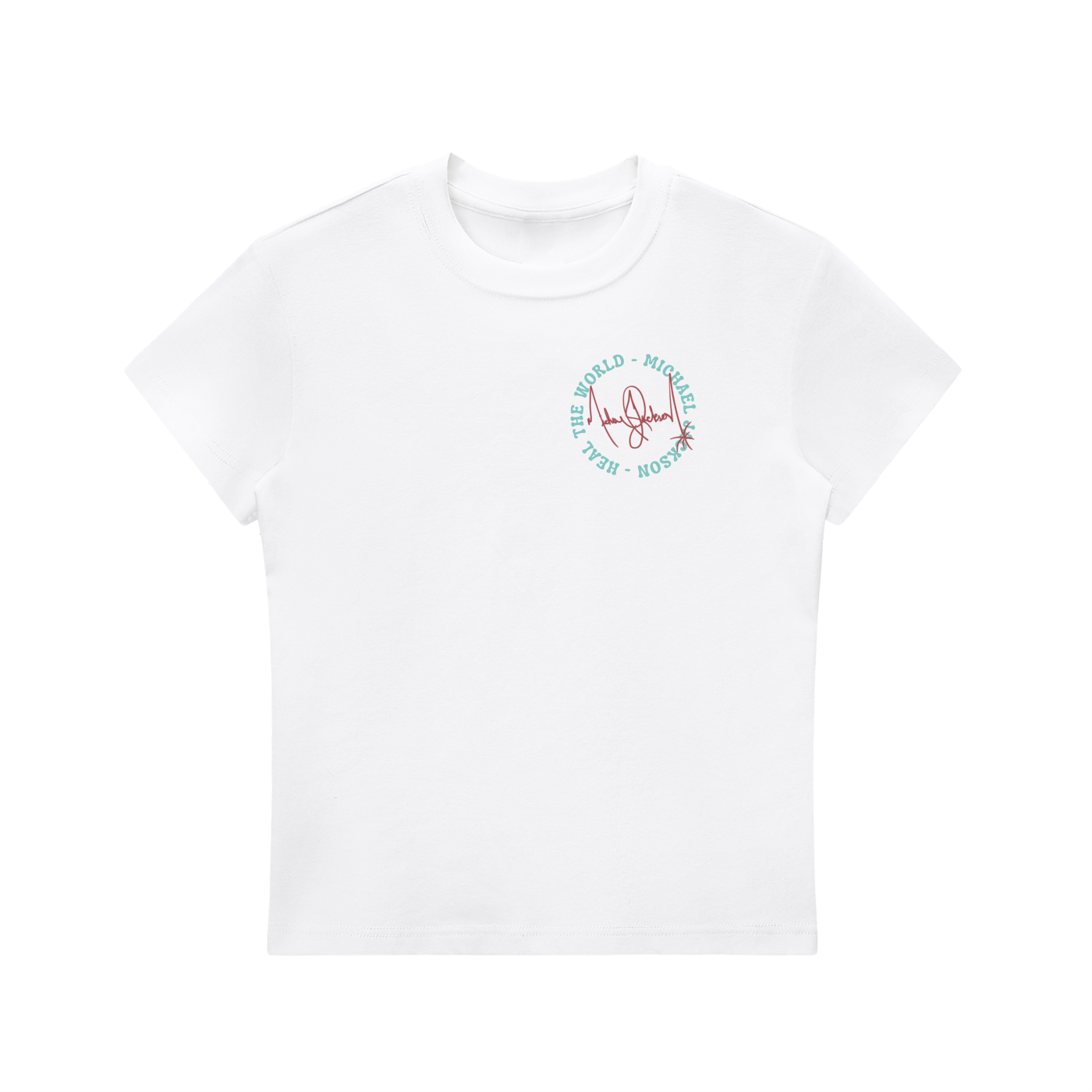 Heal The World - Vinyl Tee - White