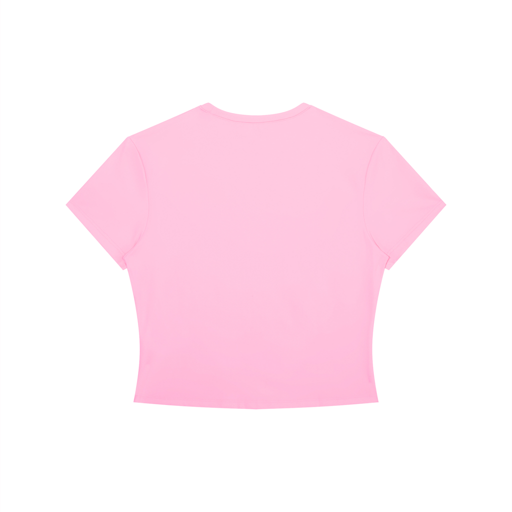 Billie Jean Crop Tee - Pink