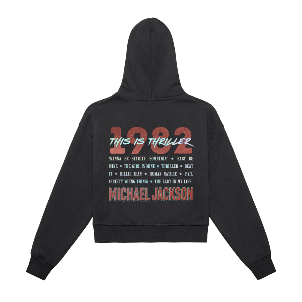 1982 Thriller Vintage Zip-Up Hoodie