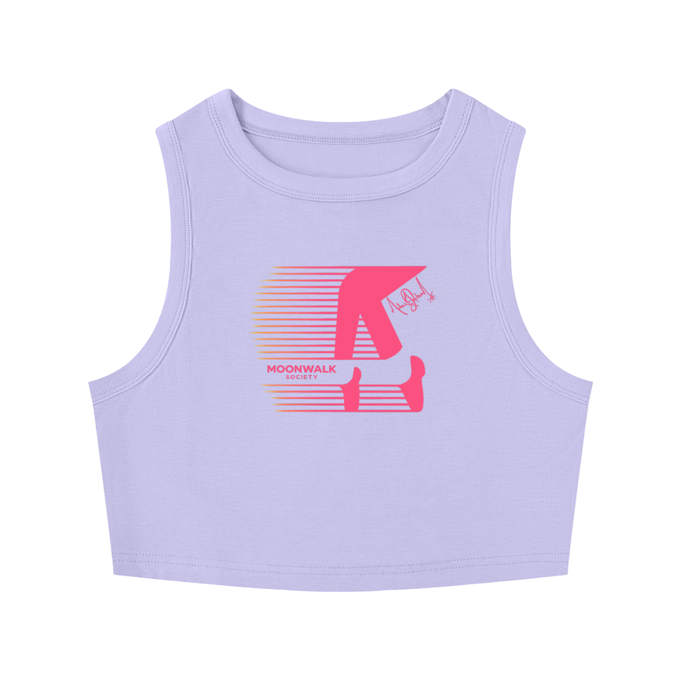 Moonwalk Cropped Tank - Sunset