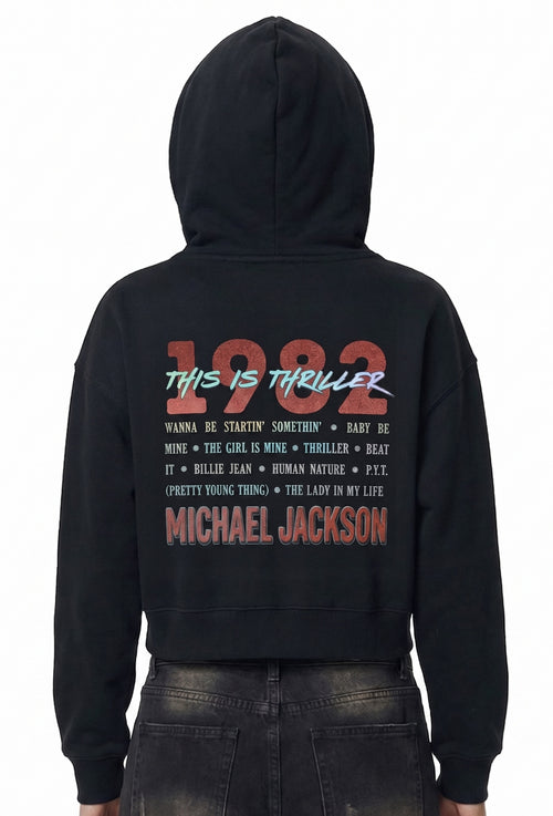 1982 Thriller Vintage Zip-Up Hoodie
