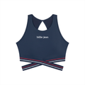 Billie Jean - Criss-Cross Top - Navy