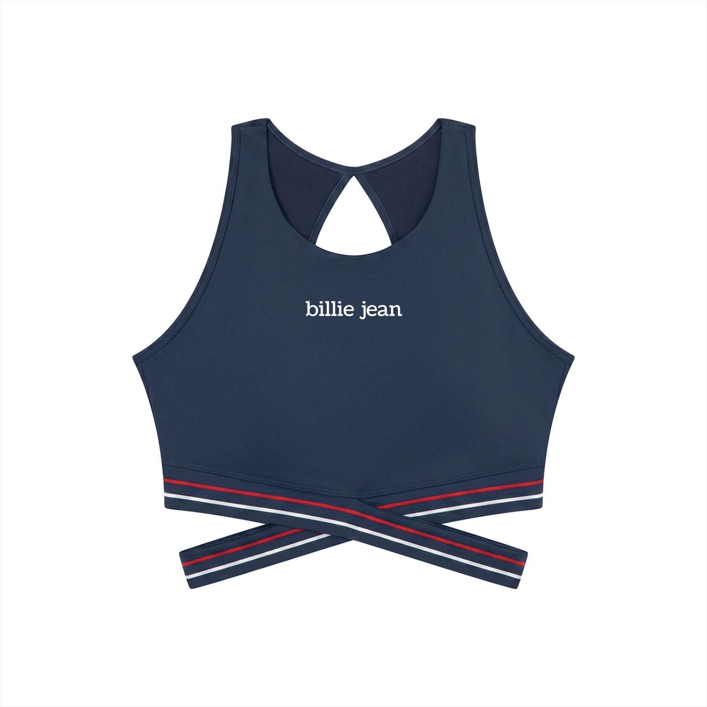 Billie Jean - Criss-Cross Top - Navy