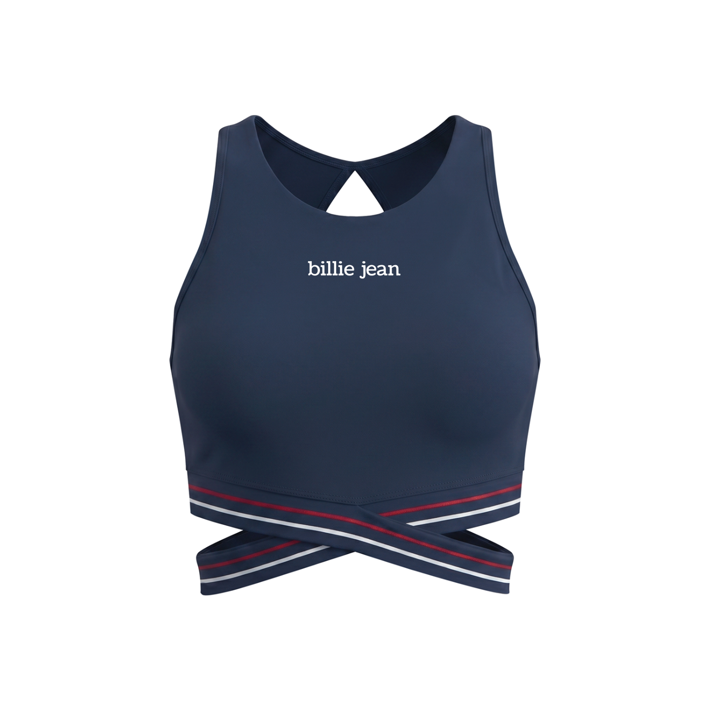 Billie Jean - Criss-Cross Top - Navy