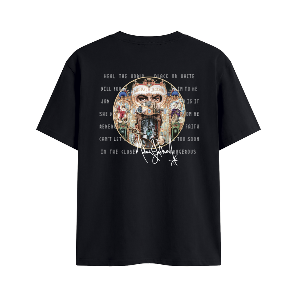 Dangerous-Tee-Black-Michael-Jackson-vintage-clothing