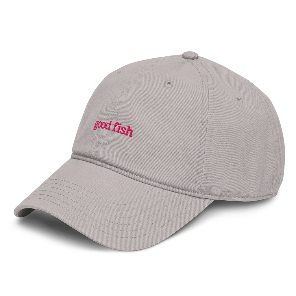Gray cap with 'mentally elsewhere' text on a white background