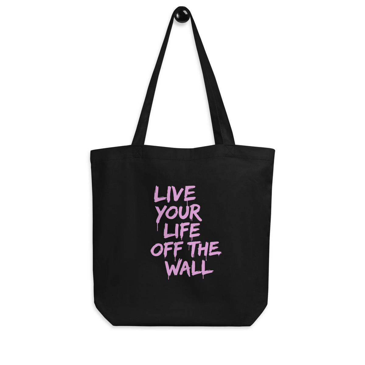 Live-your-life-off-the-wall-tote-michael-jackson-bag-green-vintage-ecofriendly-1
