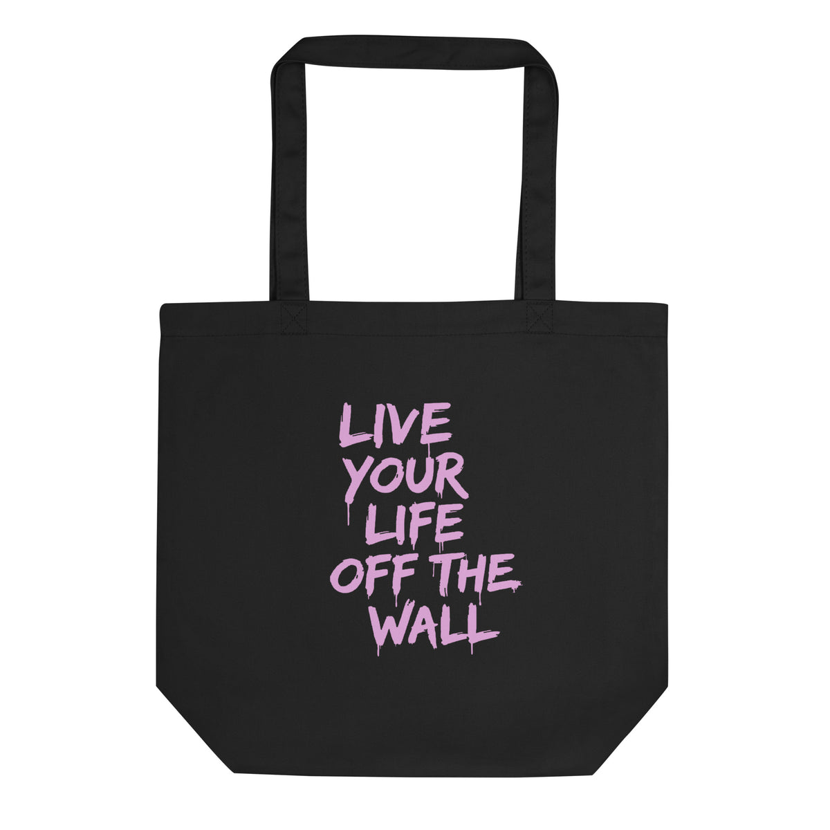 Live-your-life-off-the-wall-tote-michael-jackson-bag-green-vintage-ecofriendly-1