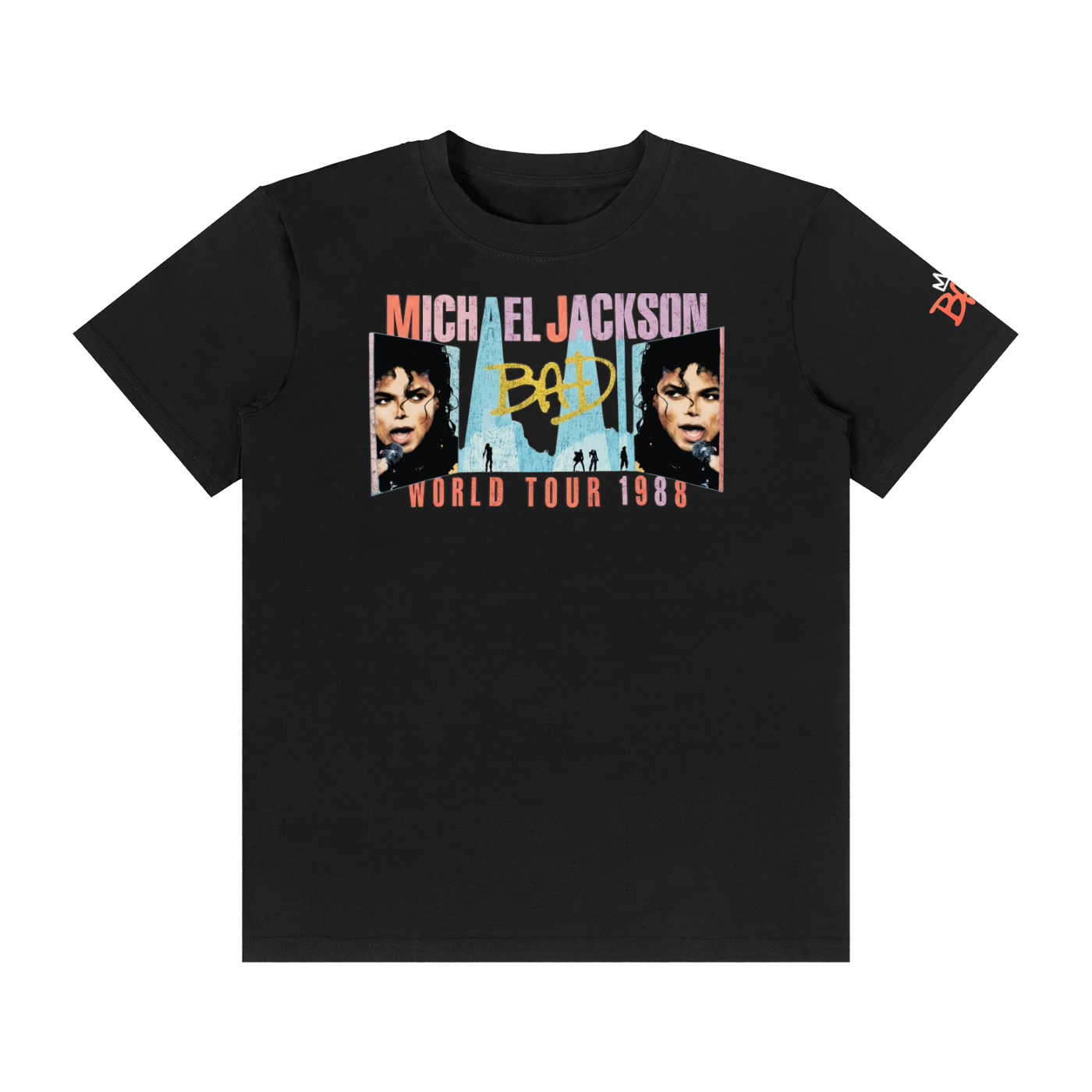 BAD World Tour 1988 Tee - Black – Moonwalk Society