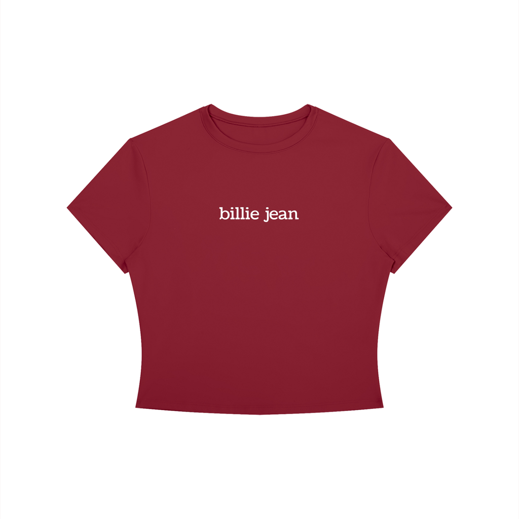 Billie Jean Crop Tee - Red