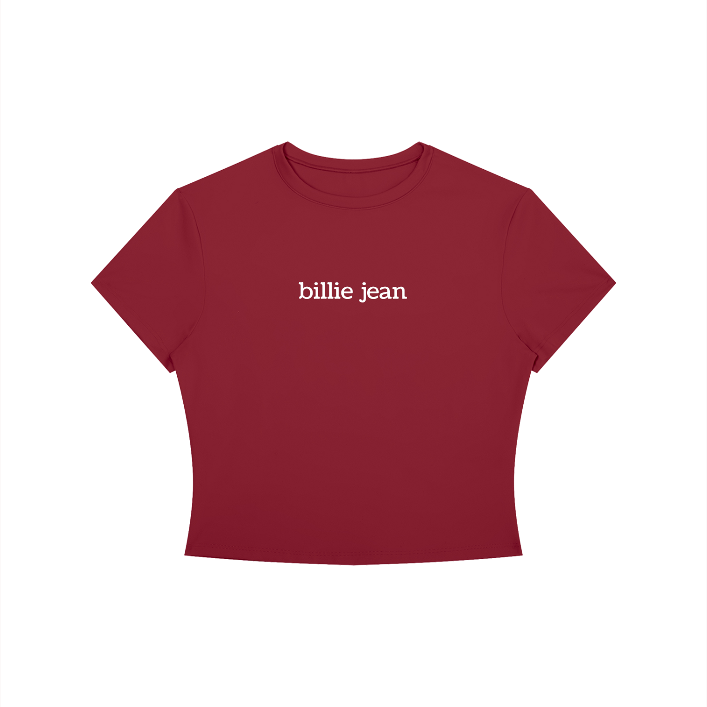 Billie Jean Crop Tee - Red