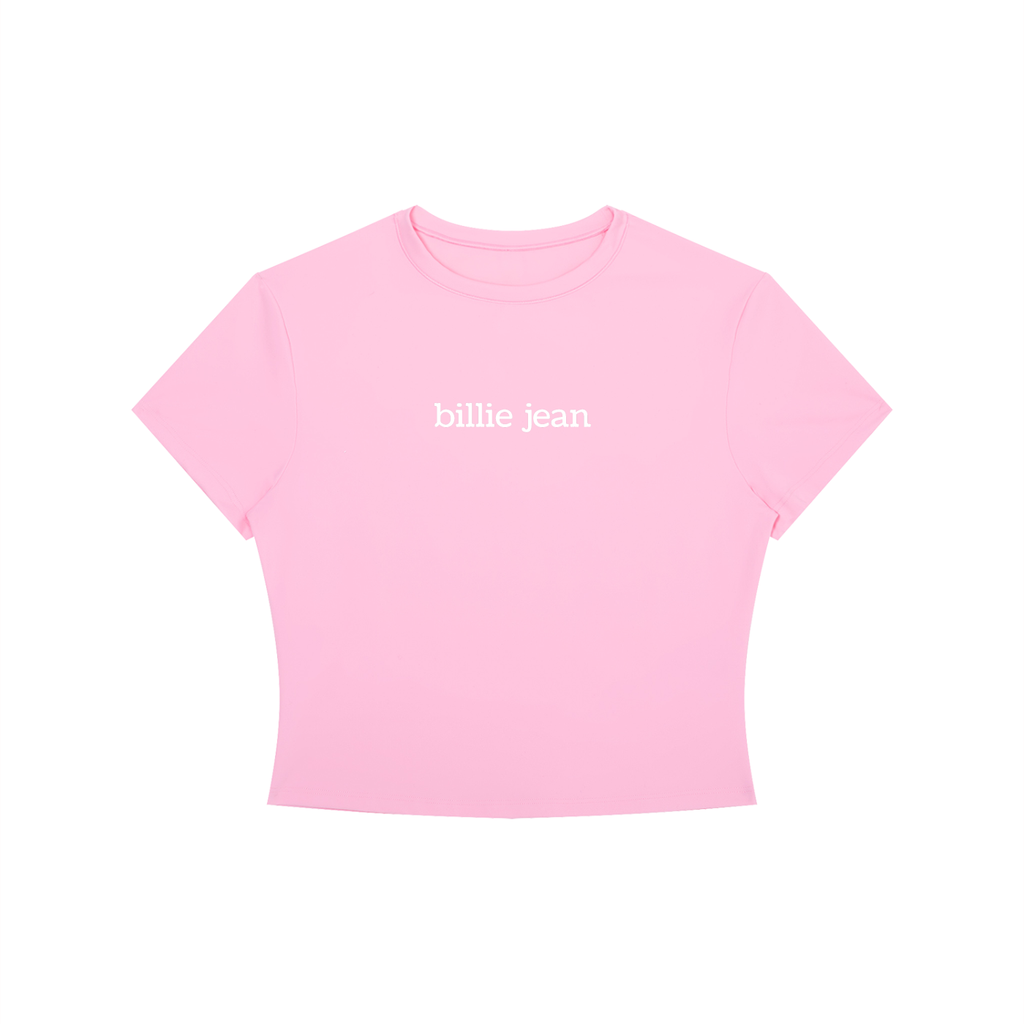 Billie Jean Crop Tee - Pink
