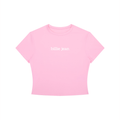 Billie Jean Crop Tee - Pink