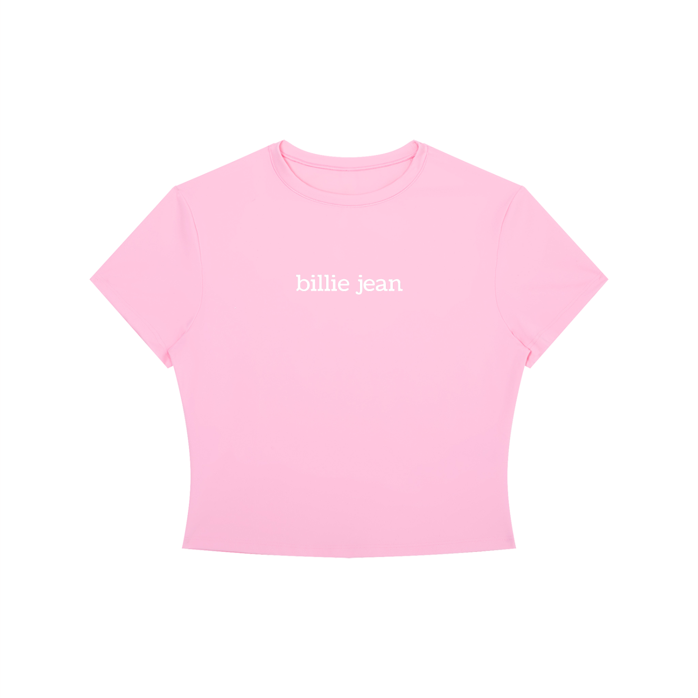Billie Jean Crop Tee - Pink