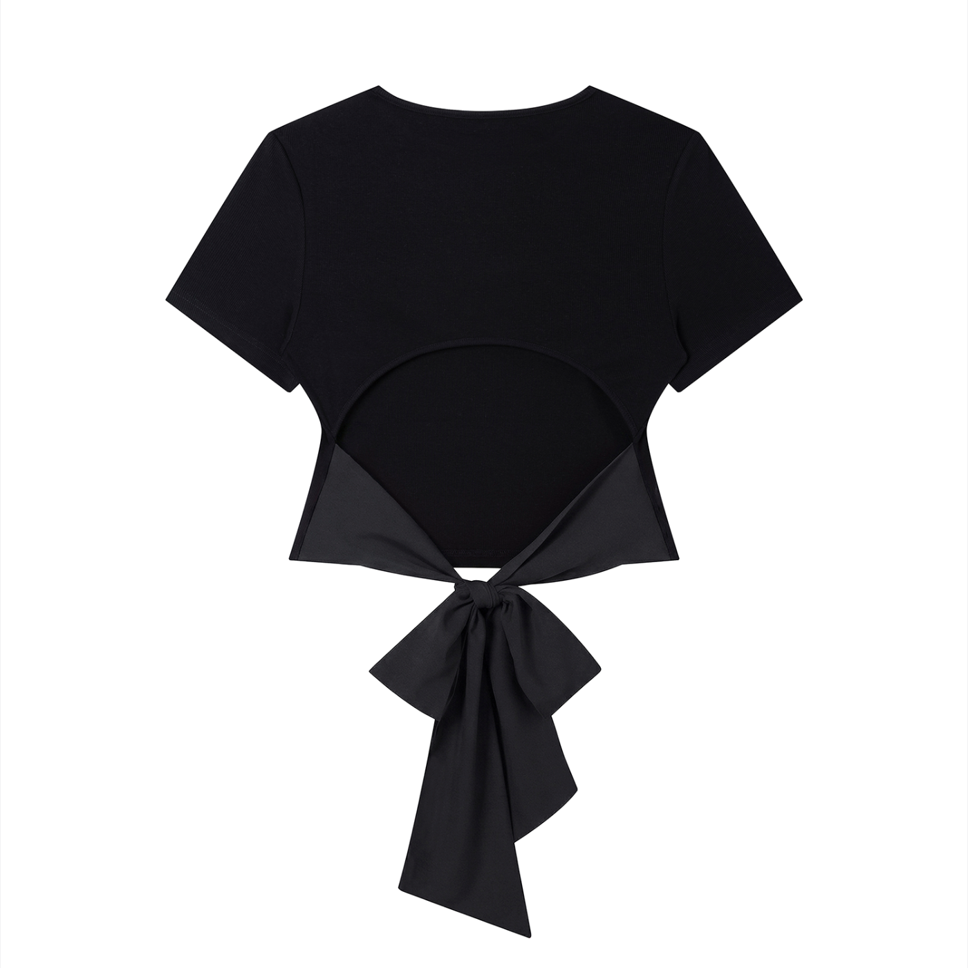 Good Fish Tie-Back Top - Black