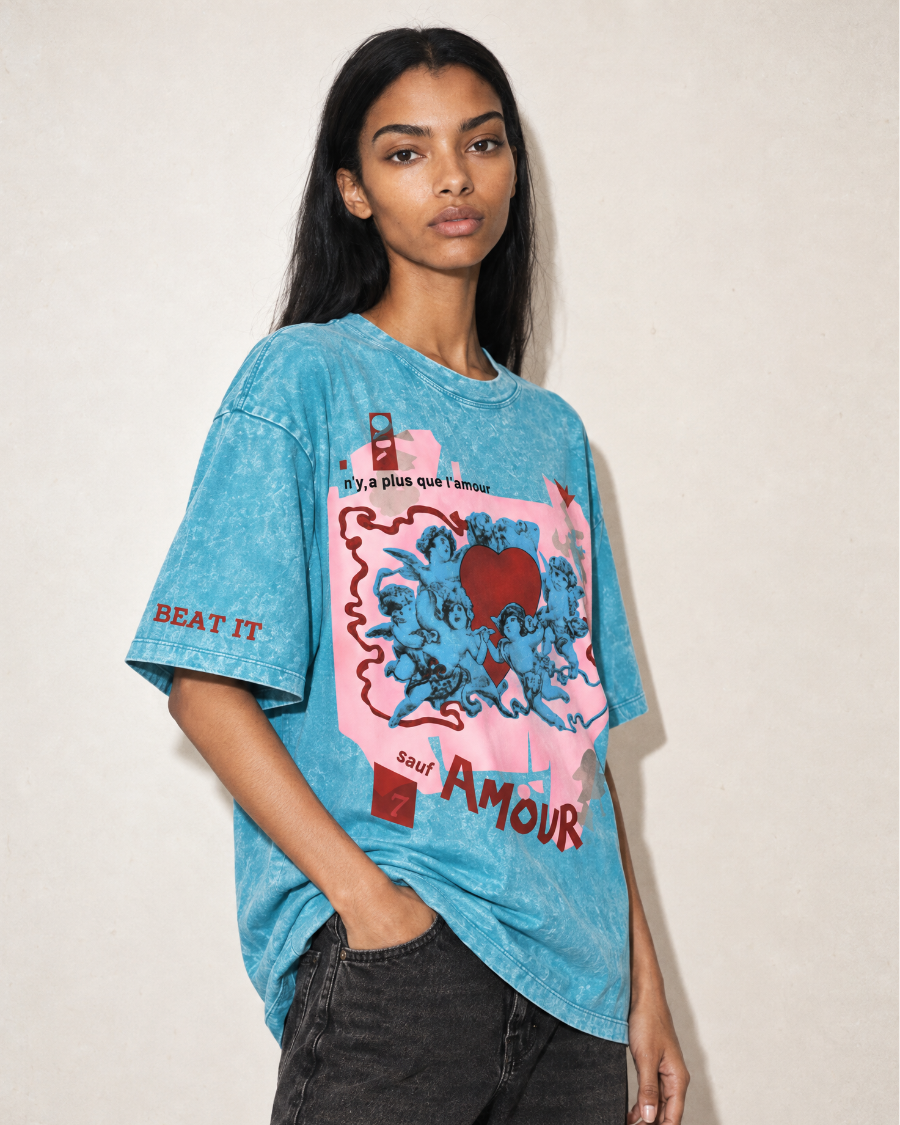 Beat It "Amour" - Oversize Vintage Tee