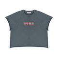 1982 Thriller Vintage Raw Edge Tee - Gray