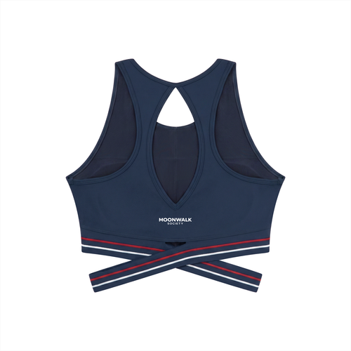 Billie Jean - Criss-Cross Top - Navy