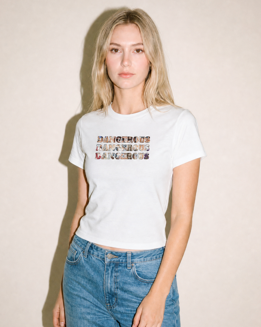 Dangerous Baby Tee - White