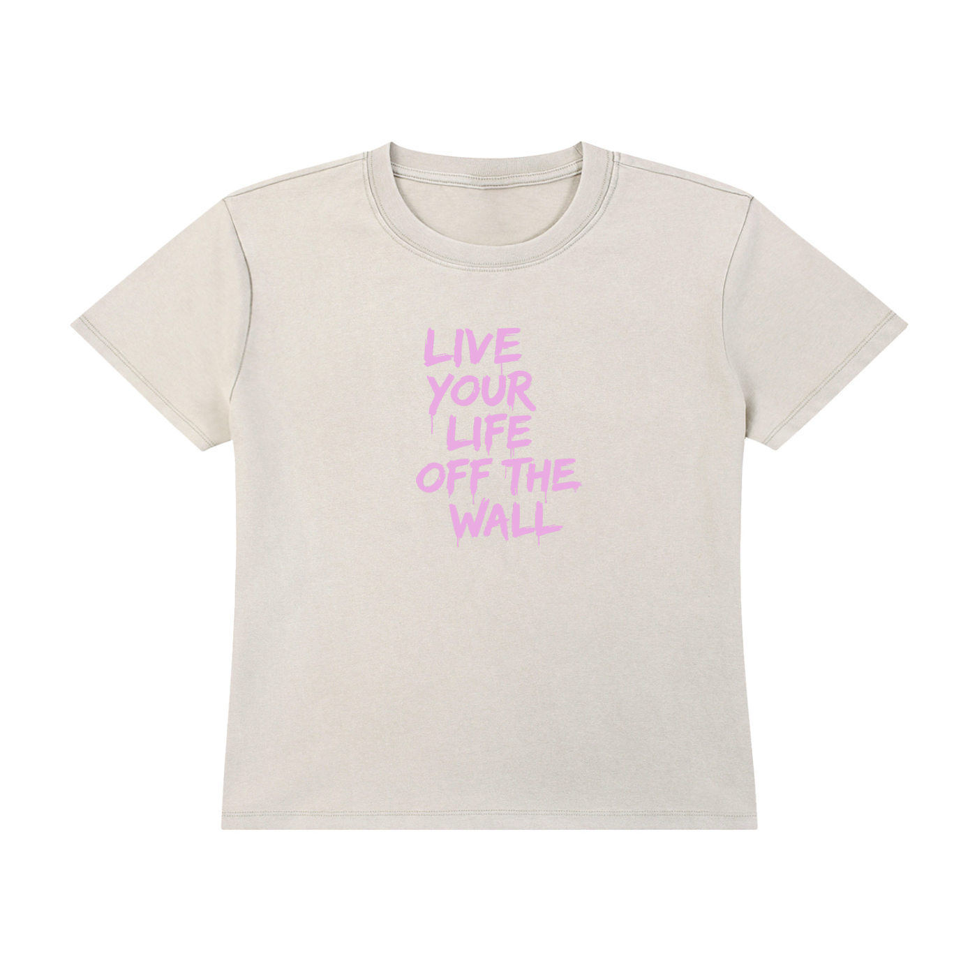 Live Your Life Off The Wall - Vintage T-shirt