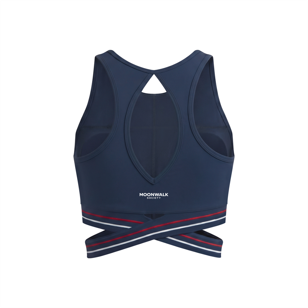 Billie Jean - Criss-Cross Top - Navy