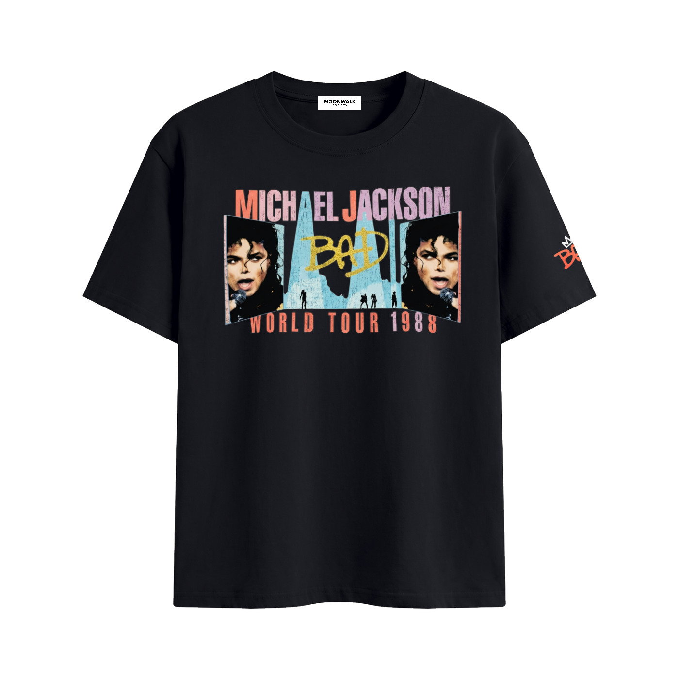 BAD World Tour 1988 - T-Shirt - Black
