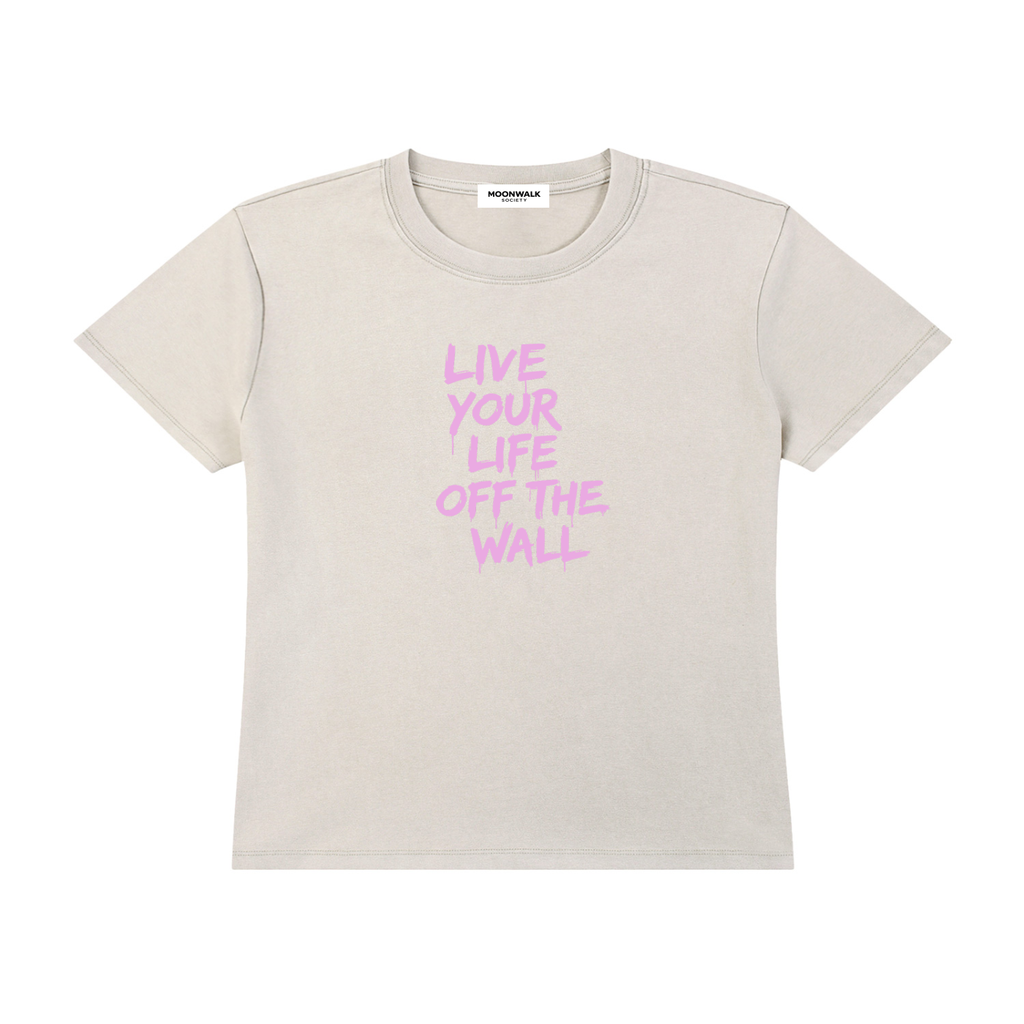 Off The Wall - Vintage Tee - Cream