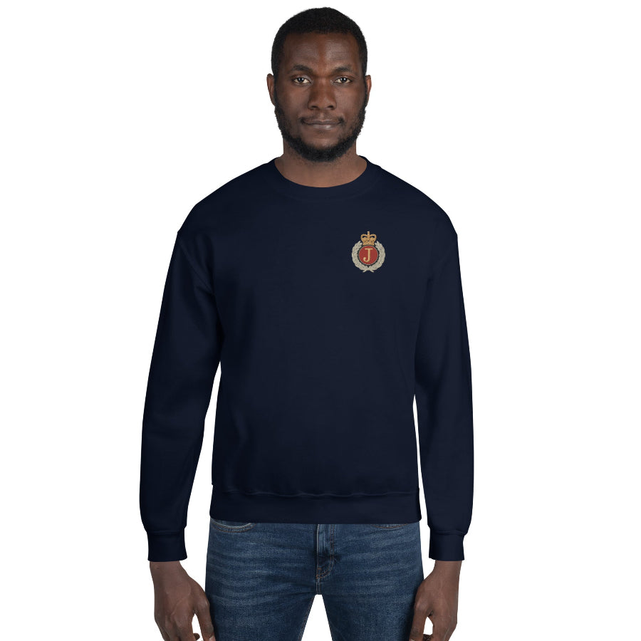 michael jackson crewneck sweater embroidered j