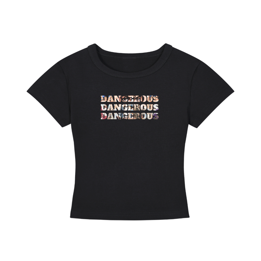 michael jackson dangerous black tshirt