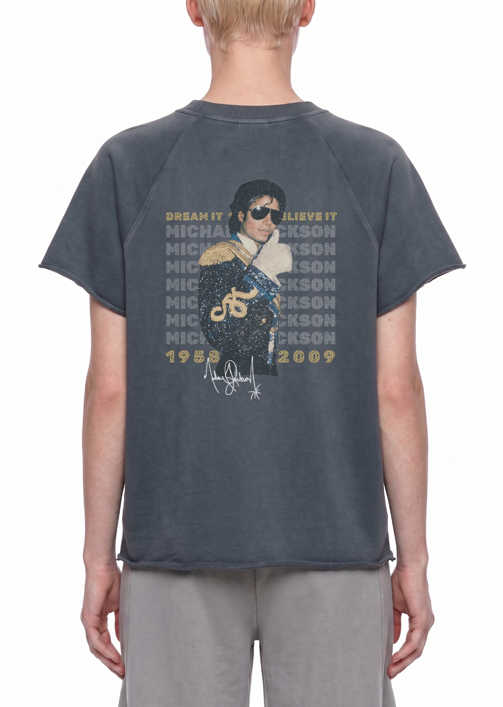 Michael Jackson "Dream It" Vintage Tee - Gray