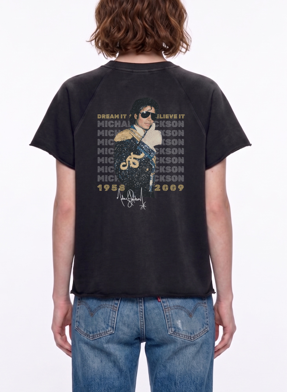 Michael Jackson "Dream It" Vintage Tee - Black