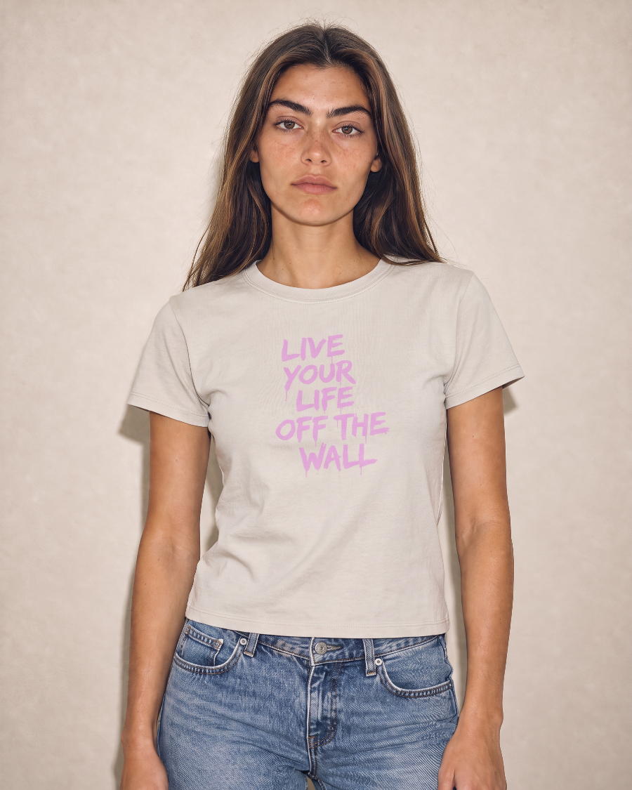 Off The Wall - Vintage Tee - Cream