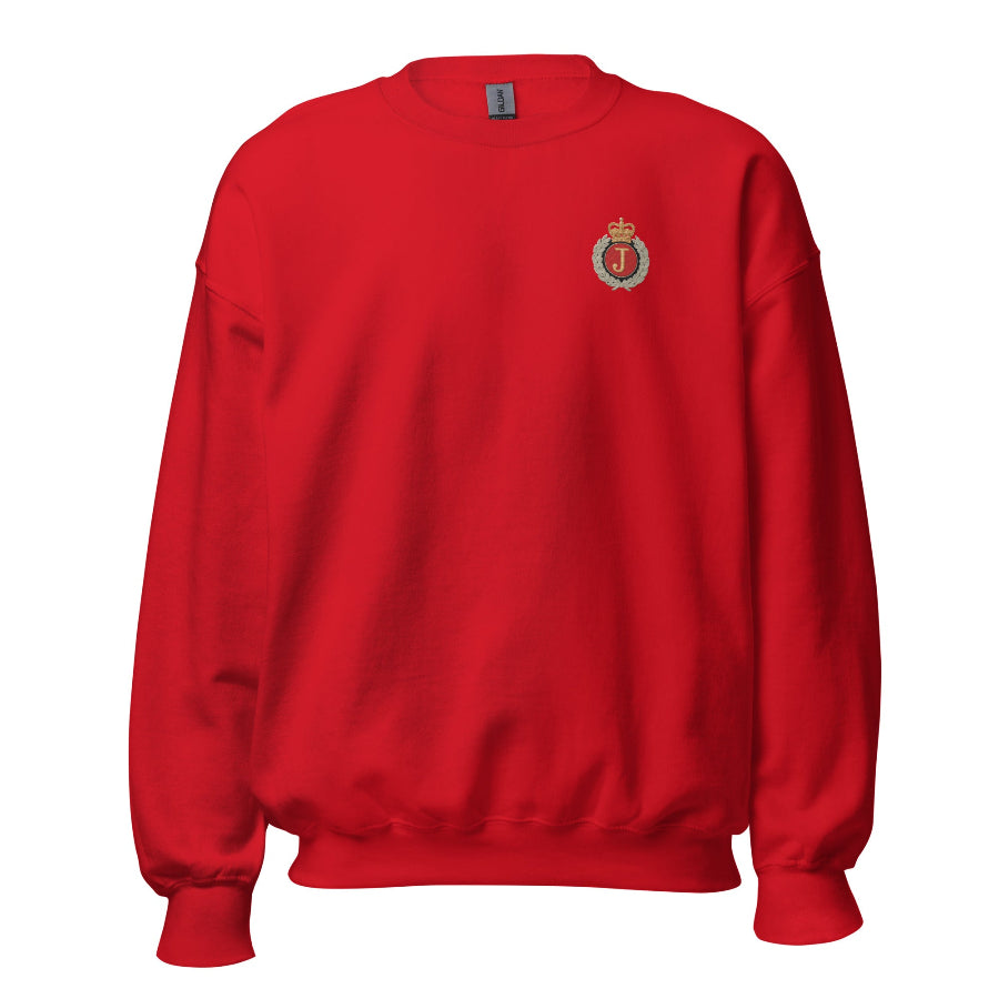 red michael jackson crewneck sweater j