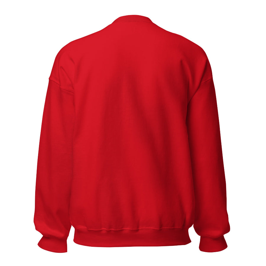 red michael jackson crewneck sweater j