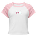 womens pyt pink embroidered top michael jackson
