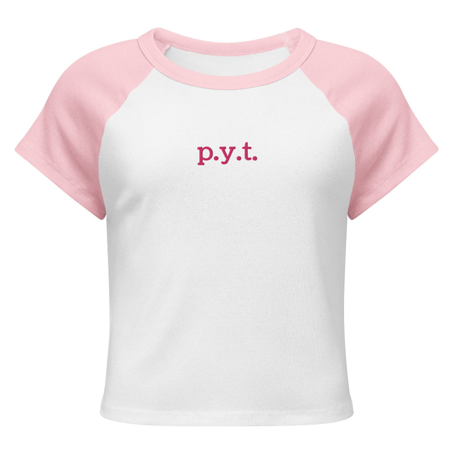 womens pyt pink embroidered top michael jackson