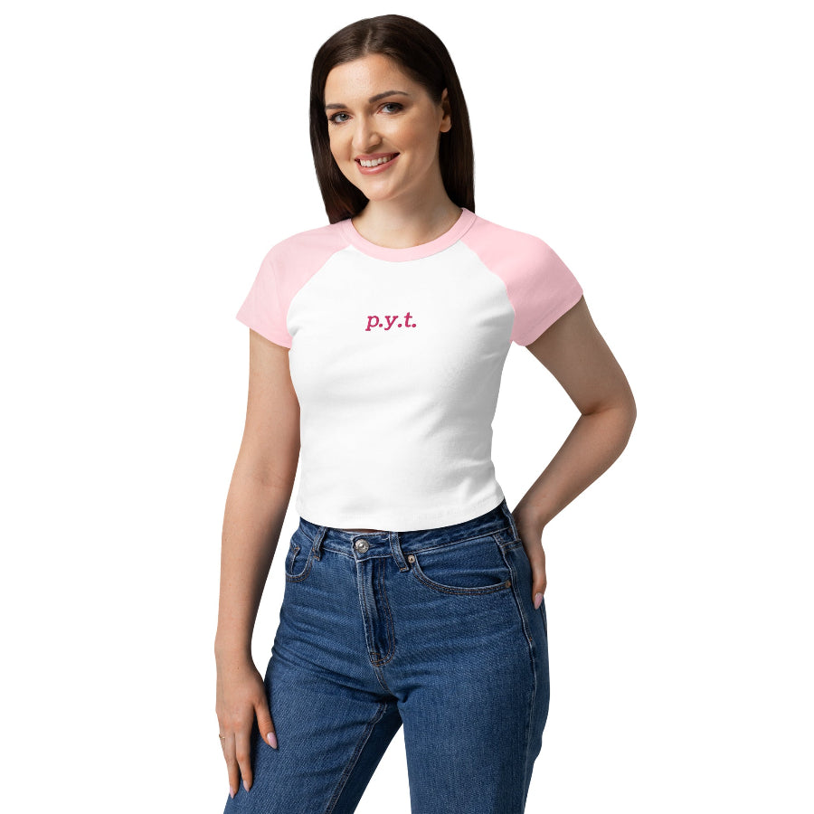 womens pyt pink embroidered top michael jackson