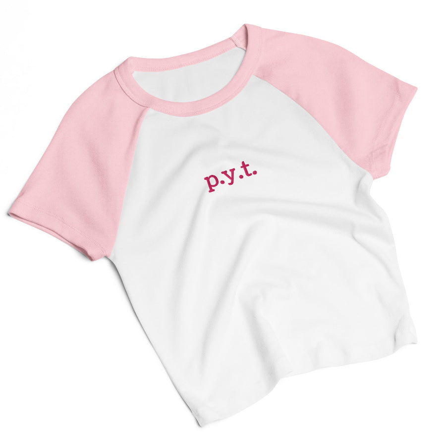womens pyt pink embroidered top michael jackson